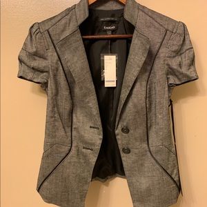 NEW Short Sleeve Ruffle Blazer